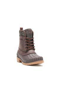 Buty do chodzenia damskie Kamik Winterstiefel Sienna Mid 2 Leder. Wysokość cholewki: za kostkę. Kolor: zielony. Materiał: syntetyk, skóra, materiał. Szerokość cholewki: normalna