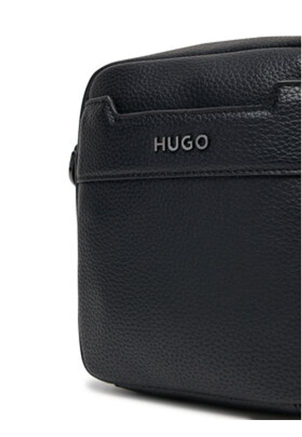Hugo - HUGO Saszetka 50541948 Czarny. Kolor: czarny. Materiał: skóra