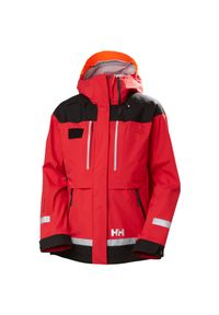 Damska kurtka narciarska z kapturem Helly Hansen Squad 3L. Typ kołnierza: kaptur. Kolor: czerwony. Sezon: zima. Sport: narciarstwo #1