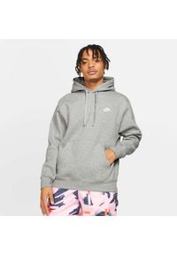 Bluzy do chodzenia męskie Nike Club Hoodie PO. Typ kołnierza: kaptur. Kolor: szary. Sport: turystyka piesza