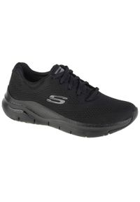 skechers - Buty do chodzenia damskie Skechers Arch Fit Big Appeal. Zapięcie: sznurówki. Kolor: czarny. Materiał: materiał, syntetyk. Szerokość cholewki: normalna. Sport: turystyka piesza #1