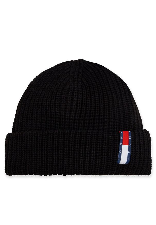 Czapka Tommy Jeans. Kolor: czarny