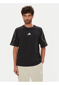 Adidas - adidas T-Shirt Stadium JN1824 Czarny Regular Fit. Kolor: czarny. Materiał: bawełna #1