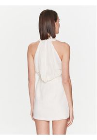 MVP Wardrobe Sukienka codzienna MVPE3AB067.0TE0121 Écru Regular Fit. Okazja: na co dzień. Materiał: bawełna. Typ sukienki: proste. Styl: casual #3