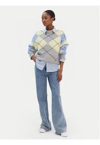 TOMMY HILFIGER - Tommy Hilfiger Sweter WW0WW47464 Kolorowy Relaxed Fit. Materiał: syntetyk. Wzór: kolorowy #4