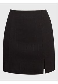 Glamorous Spódnica mini TM0514A Czarny Regular Fit. Kolor: czarny. Materiał: bawełna