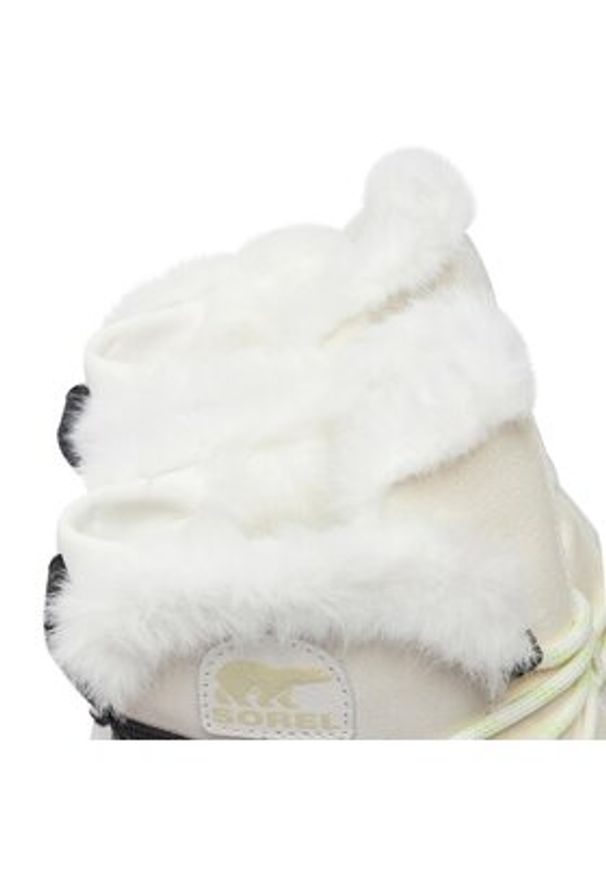 sorel - Sorel Śniegowce Ona™ Rmx Glacy Wp NL5050-125 Biały. Kolor: biały. Materiał: zamsz, skóra