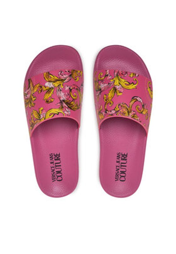 Versace Jeans Couture Klapki 78VA3SQ3 Różowy. Kolor: różowy