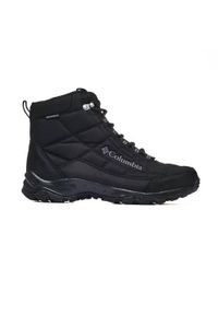 columbia - Buty trekkingowe męskie Columbia Firecamp Boot. Wysokość cholewki: za kostkę. Kolor: wielokolorowy, czarny. Materiał: syntetyk, materiał. Szerokość cholewki: normalna. Sport: turystyka piesza #1