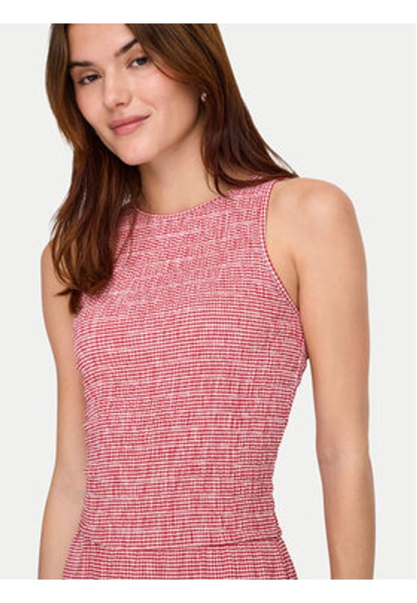 only - ONLY Sukienka letnia Celle 15369284 Czerwony Regular Fit. Kolor: czerwony. Materiał: syntetyk. Sezon: lato