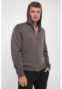 Armani Exchange - Sweter męski z wełną dziewiczą ARMANI EXCHANGE. Materiał: wełna #1