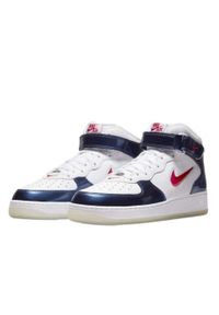 Nike - Buty do chodzenia dla dorosłych Air Force 1 Mid QS Independence Day. Kolor: biały. Model: Nike Air Force. Sport: turystyka piesza