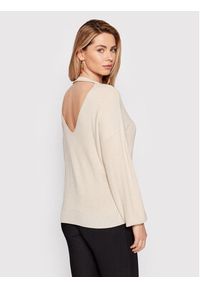 Vero Moda Sweter New Lex Sun 10260391 Écru Relaxed Fit. Materiał: wiskoza