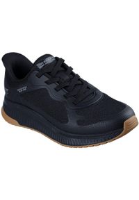 skechers - Adidasy Skechers Bobs Squad 4, Mężczyźni. Kolor: czarny. Materiał: materiał. Sport: fitness