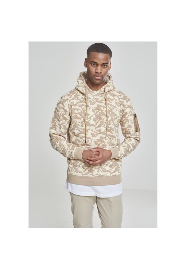 Urban Classics - Bluza z kapturem Urban Classic bomber. Typ kołnierza: kaptur. Kolor: beżowy