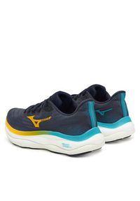 Mizuno Buty do biegania Wave Sky 9 J1GC2502 Czarny. Kolor: czarny. Materiał: materiał. Model: Mizuno Wave #6