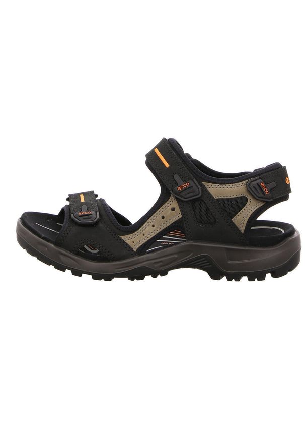 ecco - Buty do chodzenia męskie Ecco Offroad Marine. Zapięcie: rzepy. Kolor: czarny. Materiał: syntetyk, materiał. Sport: turystyka piesza