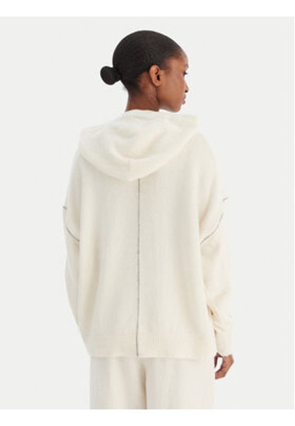 Calvin Klein Underwear Bluza LV00QS7568 Écru Regular Fit. Materiał: syntetyk