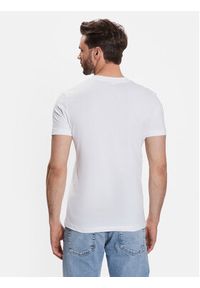 Calvin Klein Jeans T-Shirt J30J322872 Biały Regular Fit. Kolor: biały. Materiał: bawełna
