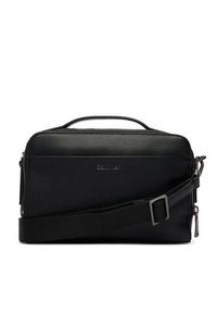 Calvin Klein Saszetka Emblem Hw Camera Bag LV04D3291G Czarny. Kolor: czarny. Materiał: skóra #2