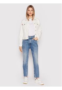 Hugo Kurtka jeansowa Alex/1 50426461 Biały Regular Fit. Kolor: biały. Materiał: jeans, bawełna #4