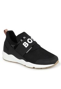BOSS - Boss Sneakersy J50853 M Czarny. Kolor: czarny. Materiał: materiał, mesh #5