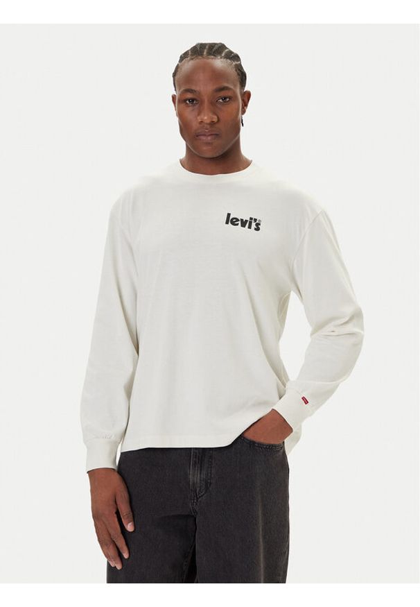 Levi's® T-Shirt Authentic 005N7-0000 Écru Regular Fit. Materiał: bawełna