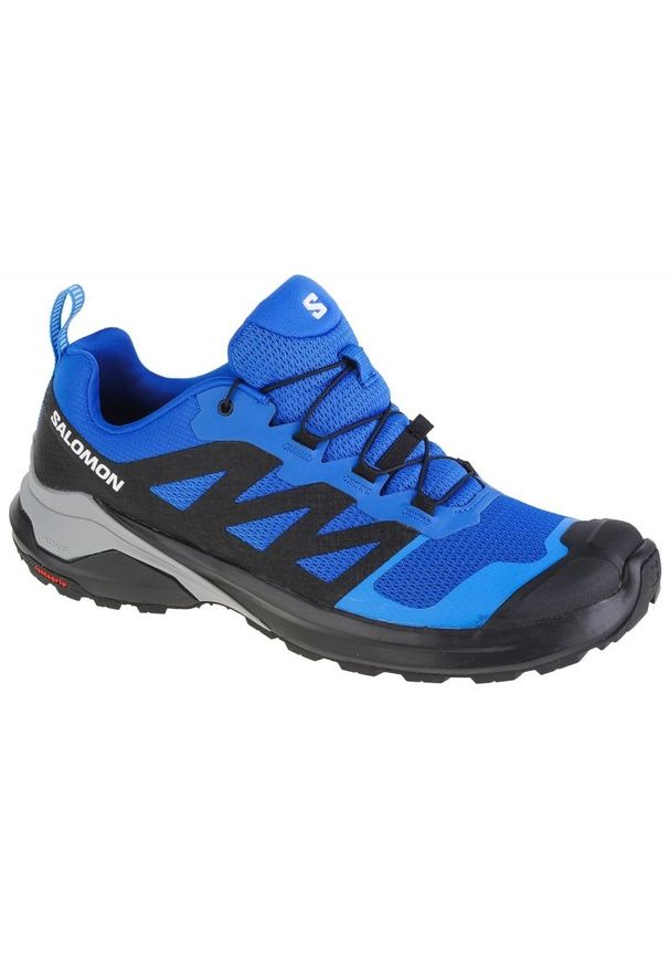 salomon - Buty do biegania Salomon X-Adventure M 473208 niebieskie. Zapięcie: sznurówki. Kolor: niebieski. Materiał: materiał, guma. Szerokość cholewki: normalna