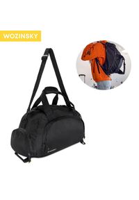 Torba fitness sportowa Wozinsky 40x20x25 cm. Kolor: czarny. Sport: fitness #1