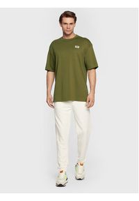 Fila T-Shirt Taipas FAM0149 Zielony Oversize. Kolor: zielony. Materiał: bawełna #4