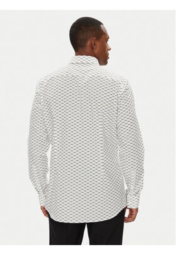 Hugo - HUGO Koszula Kenno 50544929 Biały Slim Fit. Kolor: biały. Materiał: bawełna