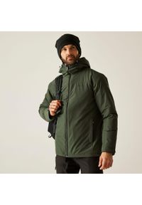 Regatta - Kurtka męska zimowa ocieplana Thornridge. Kolor: zielony. Materiał: tkanina, puch. Sezon: zima. Sport: turystyka piesza #1
