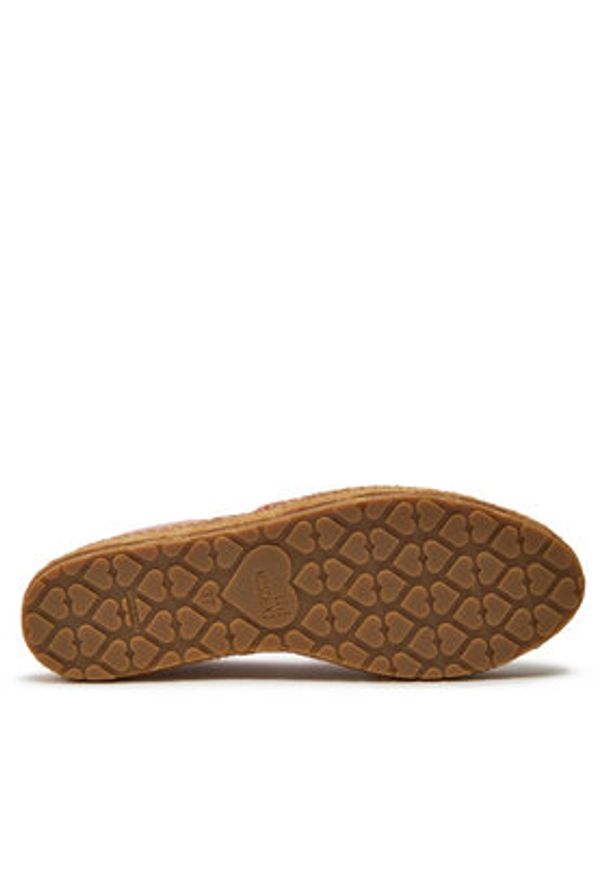 Love Moschino - LOVE MOSCHINO Espadryle JA10572G0IJP5609 Różowy. Kolor: różowy. Materiał: materiał
