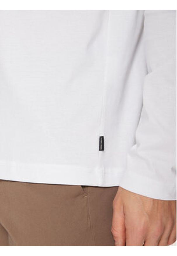 Jack & Jones Golf Blabushwick 12261397 Biały Regular Fit. Typ kołnierza: golf. Kolor: biały. Materiał: bawełna