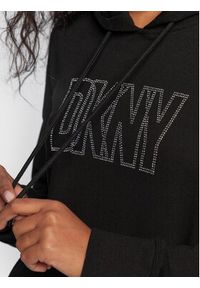 DKNY Sport Sukienka dzianinowa DP2D4713 Czarny Regular Fit. Kolor: czarny. Materiał: bawełna, dzianina, syntetyk. Typ sukienki: sportowe. Styl: sportowy #5