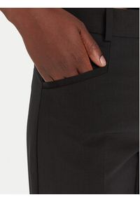 BOSS Spodnie materiałowe Tilda9 50546613 Czarny Straight Fit. Kolor: czarny. Materiał: wełna