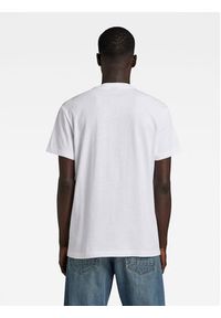 G-Star RAW - G-Star Raw T-Shirt HQ D23899-C336-110 Biały Regular Fit. Kolor: biały. Materiał: bawełna #3