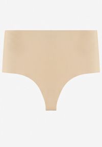 Renee - Beżowe Bezszwowe Majtki High Waist Kolunea. Stan: podwyższony. Kolor: beżowy