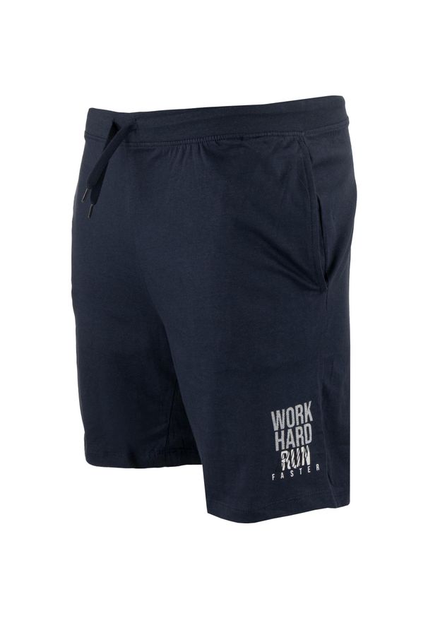 ZFOAM - Męskie szorty Einar z bawełny navy XL. Kolor: niebieski. Materiał: bawełna. Sport: fitness