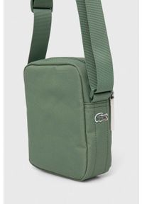 Lacoste saszetka kolor zielony. Kolor: zielony #5