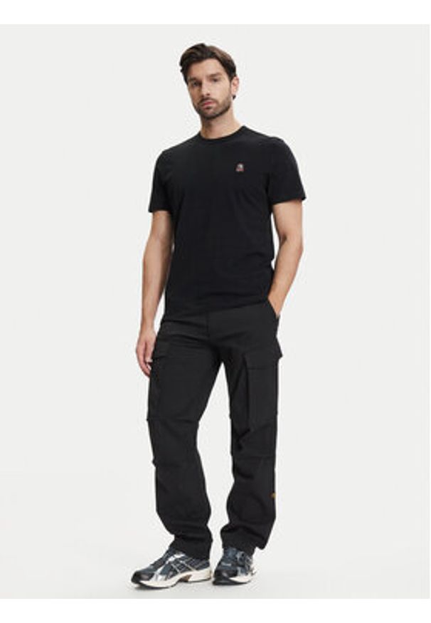 Parajumpers T-Shirt 26SMPMTSRJ02 Czarny Regular Fit. Kolor: czarny. Materiał: bawełna
