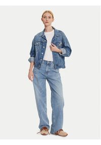 Lee Jeansy Rider 112365089 Niebieski Wide Leg. Kolor: niebieski #5