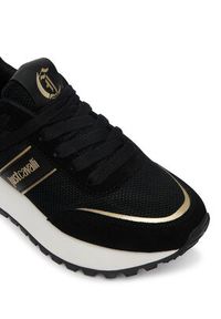 Just Cavalli Sneakersy 80RA3SJ1 ZSE48 Czarny. Kolor: czarny. Materiał: materiał #3
