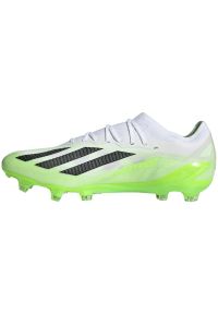 Adidas - Buty piłkarskie adidas X Crazyfast.1 Fg HQ4516 białe. Kolor: biały. Materiał: materiał. Szerokość cholewki: normalna. Sport: piłka nożna #6