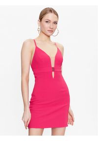 Elisabetta Franchi Sukienka koktajlowa AB-321-31E2-V300 Różowy Slim Fit. Kolor: różowy. Materiał: syntetyk. Styl: wizytowy #1