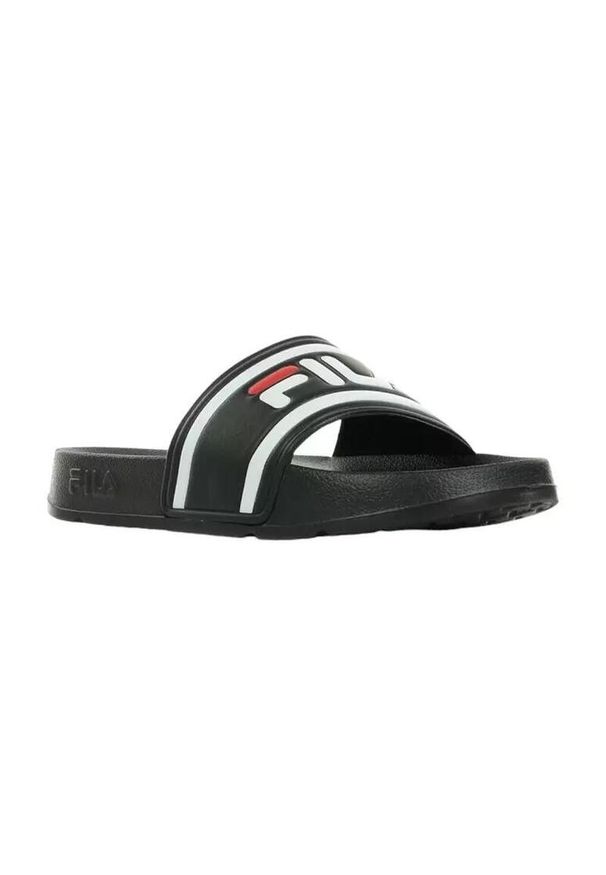 Klapki damskie Fila Morro Bay Slipper 20 Wmn. Kolor: czarny. Materiał: materiał, syntetyk