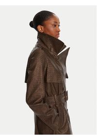 Guess Trencz W5YL32 WHGT0 Brązowy Regular Fit. Kolor: brązowy. Materiał: skóra #4