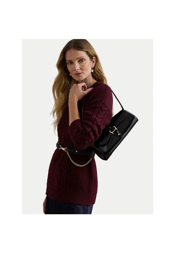 Lauren Ralph Lauren - Torebka LAUREN RALPH LAUREN. Kolor: czarny