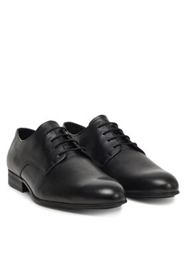 Calvin Klein Półbuty Almond Derby HM0HM01705 Czarny. Kolor: czarny. Materiał: skóra