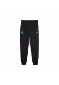 Puma - Spodnie dresowe OM 2024/25. Kolor: niebieski, wielokolorowy, czarny. Materiał: dresówka. Sport: piłka nożna #1